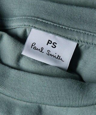 Paul Smith キャット プリント 長袖Tシャツ グレイッシュブルー