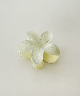 WEGO Lラメフラワーバンス ホワイト