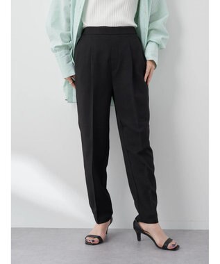 earth music&ecology テーパードパンツ Black