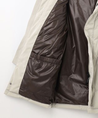 JOSEPH ABBOUD MOUNTAIN  【サスティナブル/ECO撥水/ECOファー/9ポケット/男女兼用】Pe/Nyピーチ ダウンコート アイボリー系