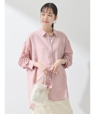 earth music&ecology シアーシャツ Pink