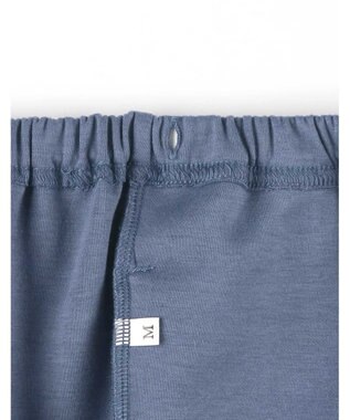 une nana cool 【綿混】ハイゲージダブルエアー メンズ長袖開襟 MADE WITH LIBERTY FABRIC ブルー