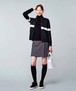 23区GOLF 【WOMEN】【ストレッチ】星柄プリント スカート ブラック系5