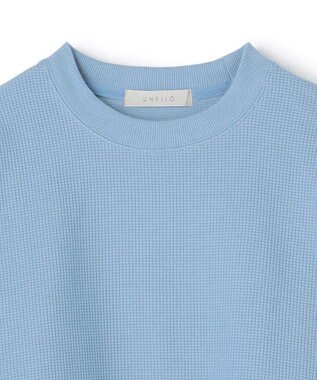 UNFILO MENS 【男女兼用】3シーズンスウェット ワッフルTEE サックス