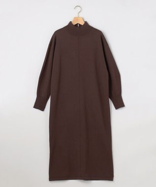 組曲 【WEB限定】スムースストレッチニット ワンピース ダークブラウン系