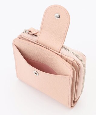 airlist Lファスナー二つ折り財布 シャルール ピンク