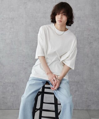 WEGO 【ユニセックス着用ITEM/綿100％/SMLXLサイズ】ビックコットンT ホワイト