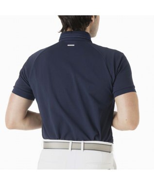 ZERO HALLIBURTON 【吸水速乾・UVケア】 鹿の子ポロシャツ ZHG-M5S4a 82947 ネイビー