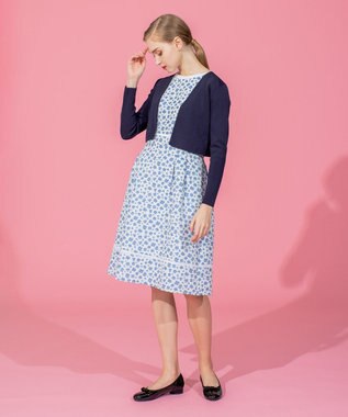 TOCCA 【洗える！】WAVE ボレロ ネイビー系