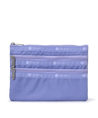 LeSportsac 3ZIP COSMETIC/ペリウィンクルドリーム