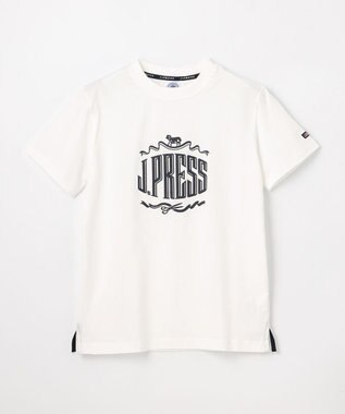 J.PRESS KIDS 【140-170cm】 50/2天竺ロゴＴシャツ オフホワイト
