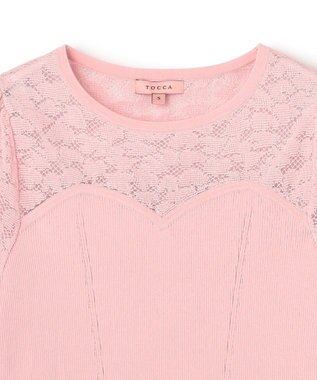 TOCCA 【chayさん着用】LOVING HEART ニットトップス ピンク系