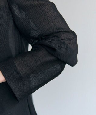 BEIGE， LIATRIS / シアー テーラードジャケット Black