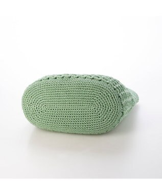 UNBILLION カシュカシュ cachecache / 柄編みベーシックトート グリーン