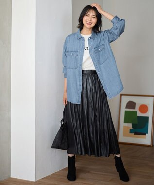 ANY フロッキーロゴテールTシャツ オフ