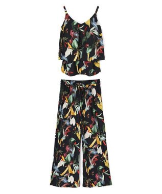 San-ai Resort（三愛水着楽園） ロングパンツセット　9M・11L　【Coral veil（コーラルヴェール）】 ネイビー