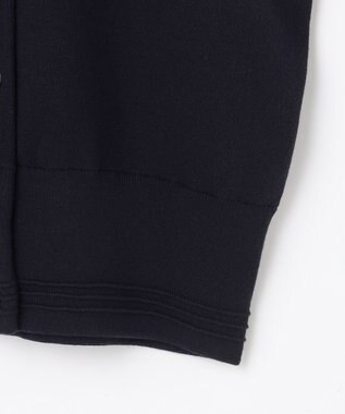 組曲 S 【加藤ローサさん着用】スムースストレッチジャケット カーディガン ネイビー系