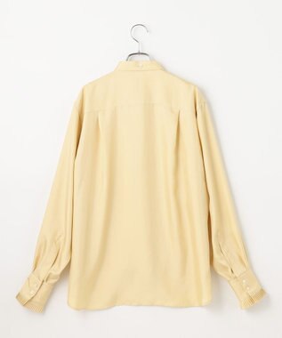 #Newans 【ANSWER for ファッショニスタ】プリーツボウタイ付シャツ イエロー系
