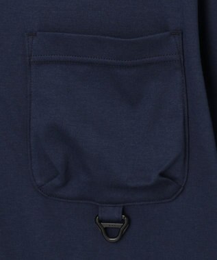 JOSEPH ABBOUD MOUNTAIN 【UNISEX】ASHA_OG_OGリップコンビ ポロシャツ ネイビー系