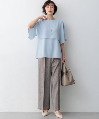 23区 【先行予約】VIOLAd'ORO シュリンクレザー 2WAY ハンドバッグ ベージュ系