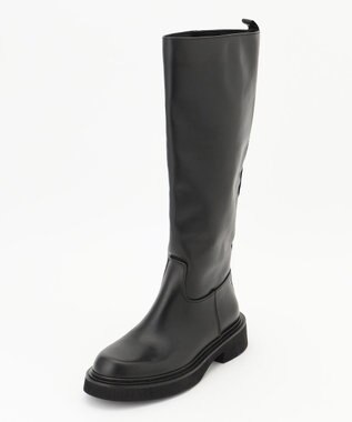 J.PRESS LADIES 【STELIO MALORI】レザー ロングブーツ ブラック系