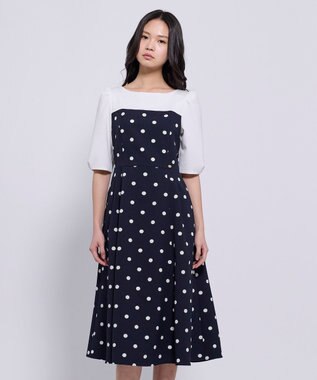 TOCCA RAIN GROW ドレス ネイビー系5