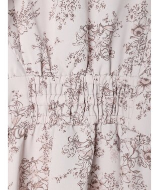 earth music&ecology フラワーフレアワンピース Ivory