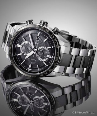 CITIZEN ATTESA アテッサ STAR WARS The Mandalorian Beskar Model 光発電エコ・ドライブ電波時計 AT8385-55E シルバー