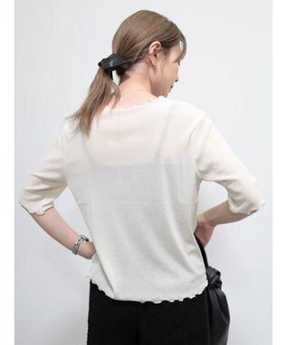 AMERICAN HOLIC シアーベロアＴシャツ Ivory