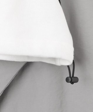 WEGO ナイロンスリーブナンバリングスウェット ホワイト