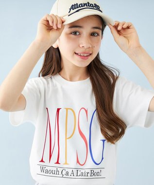 UNFILO 【110-150cm】CLEAN Tee(UNISEX) オフ[カラフルロゴ]