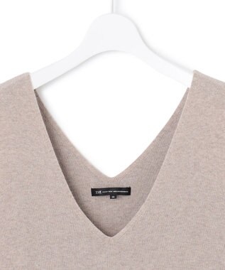 23区 【一部店舗限定/洗える】レイヤードニットツイン ワンピース ベージュ系