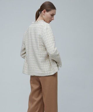 BEIGE， MONGE / ノーカラージャケット Ecru