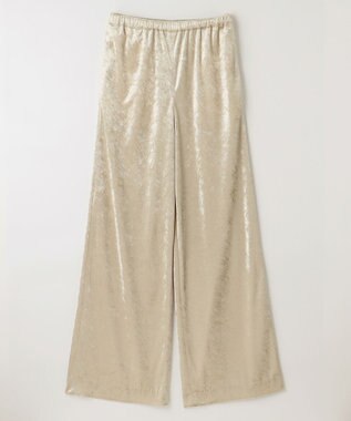 NAVE 【ReNAVE】クラッシュベロア パンツ ライトベージュ系