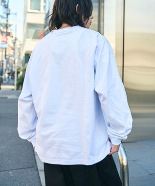 WEGO 【２点SET】アクセ付きグラフィックプリントT（LS） ホワイト