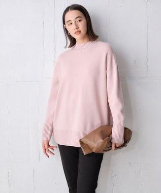 UNFILO ハイネックチュニック ピンク