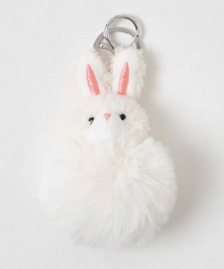 WEGO ふわふわあにまるキーホルダー ホワイト