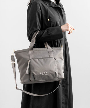 TOCCA 【WEB＆一部店舗限定】METRO NYLON TOTE L トートバッグ L ベージュ系