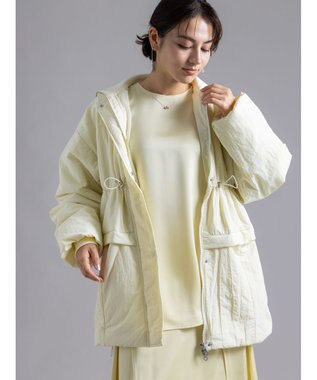 Te chichi 【Atelier Bonheur】リブカラードロストパデッドコート《2025winter catalog item》 イエロー