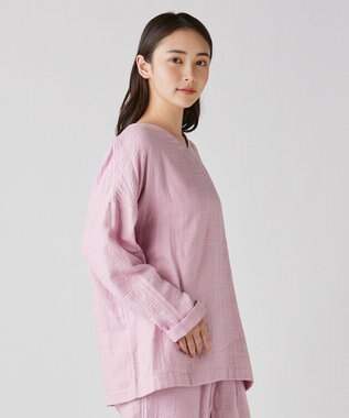 UCHINO マシュマロガーゼシンプルパジャマ ユニセックス ピンク