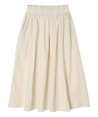 Green Parks Ｉ　デニムハギロングスカートII Ivory