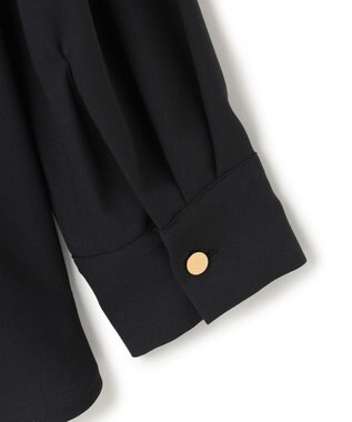 BEIGE， 【L-size】ANITA / ロングスリーブタックブラウス Black