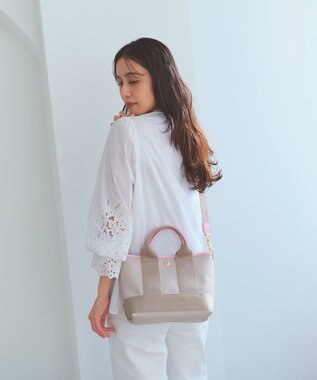 TOPKAPI 【Breath TOPKAPI】【26SS新色】SCOTCH GRAIN スコッチグレイン ネオレザー ミニ トートバッグ SS（ショルダー付き） グレー