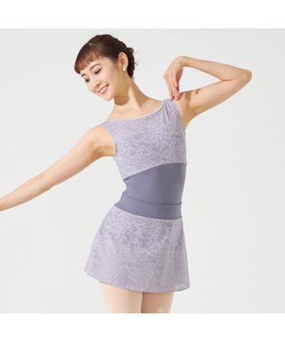 Chacott ノースリーブレオタード グレー