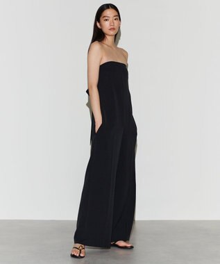 NAVE 【Nave　洗える】バッグリボンオールインワン ブラック系