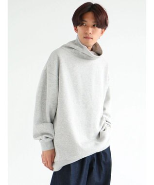 CRAFT STANDARD BOUTIQUE 【男女兼用】裏起毛タートルスウェット Gray Mixture