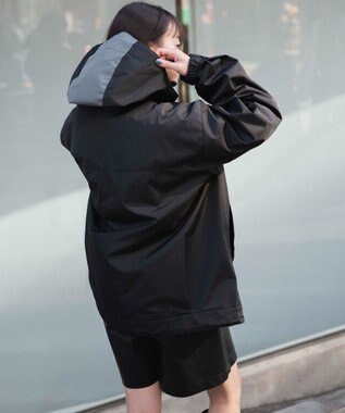 WEGO 3レイヤーフードブルゾン ブラック