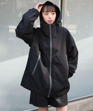 WEGO 3レイヤーフードブルゾン ブラック