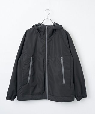 WEGO 3レイヤーフードブルゾン ブラック