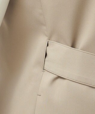 23区 【エステータ】ライトダブルクロス ジレ グレージュ